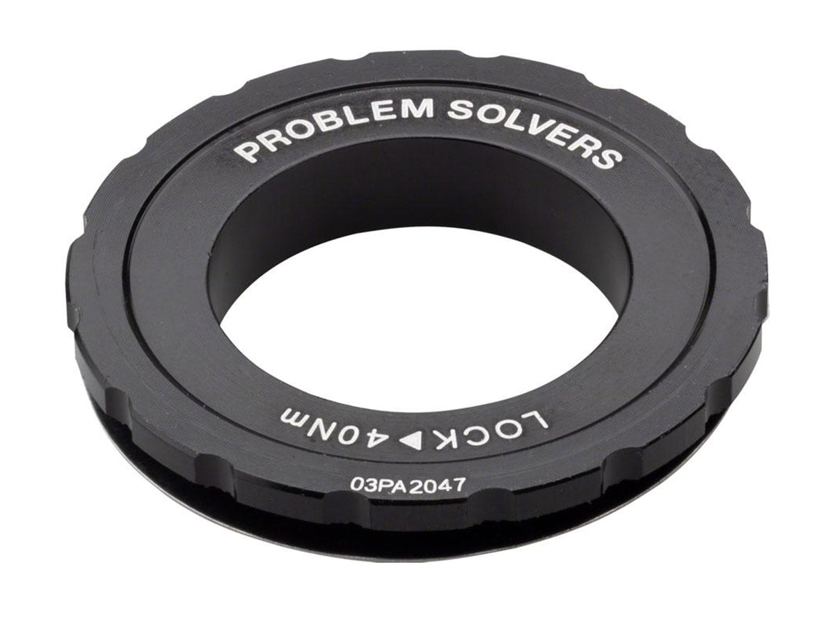 Problem Solvers Centerlock Lockring Black Fits - 12/15/20mm Axle Hubs 