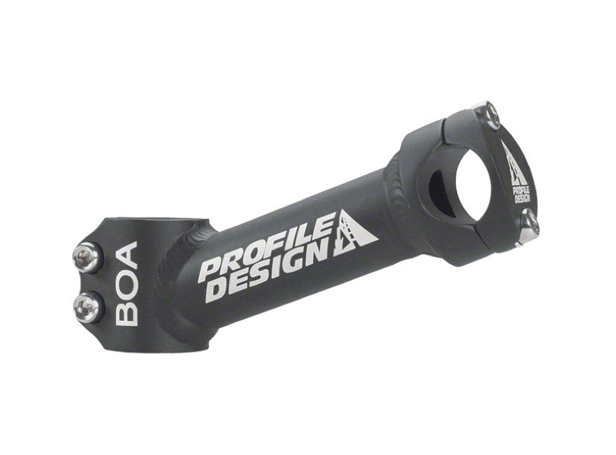 Profile Design Boa Threadless 130deg 25.4 Road Stem - Black Black 1.1/8" 120mm