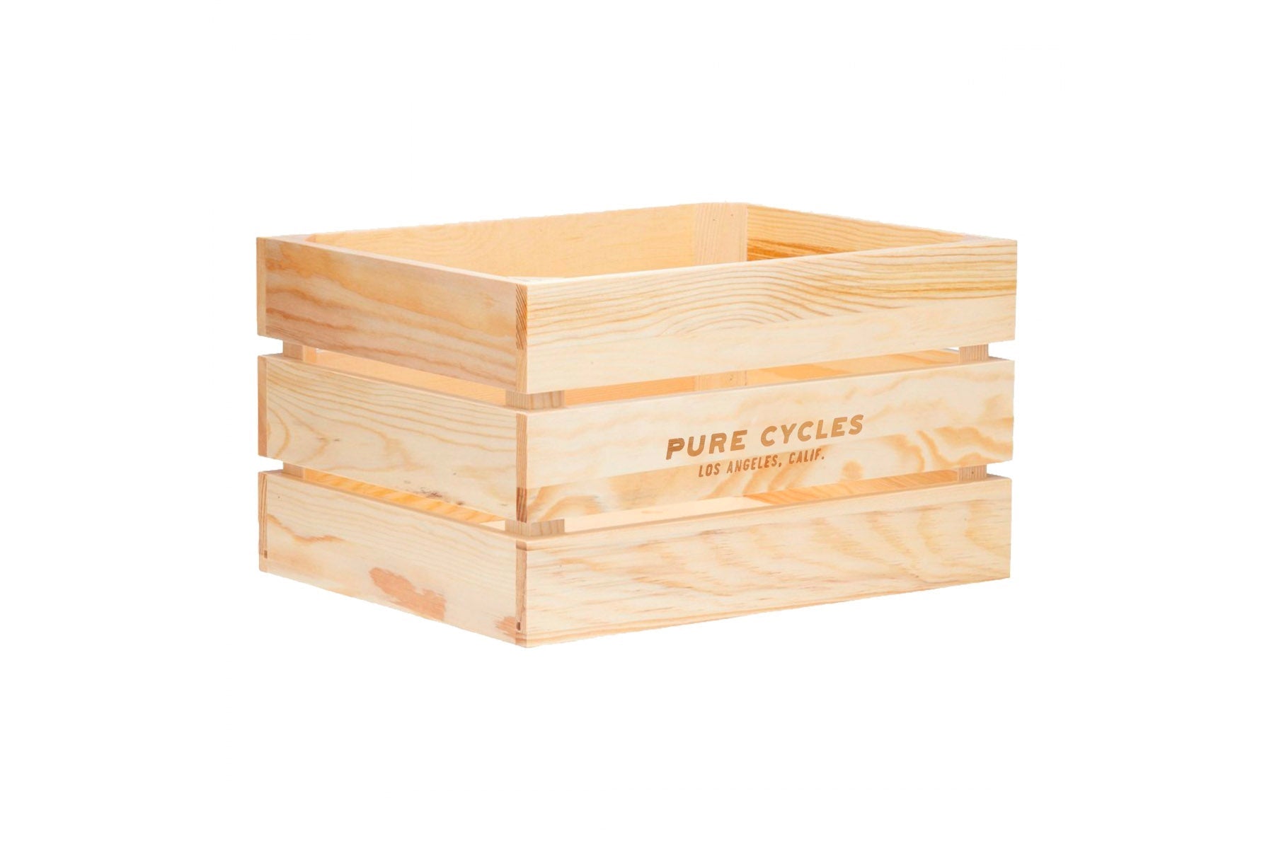 Pure Cycles Wooden City Crate - Natural Pine Natural Pine  