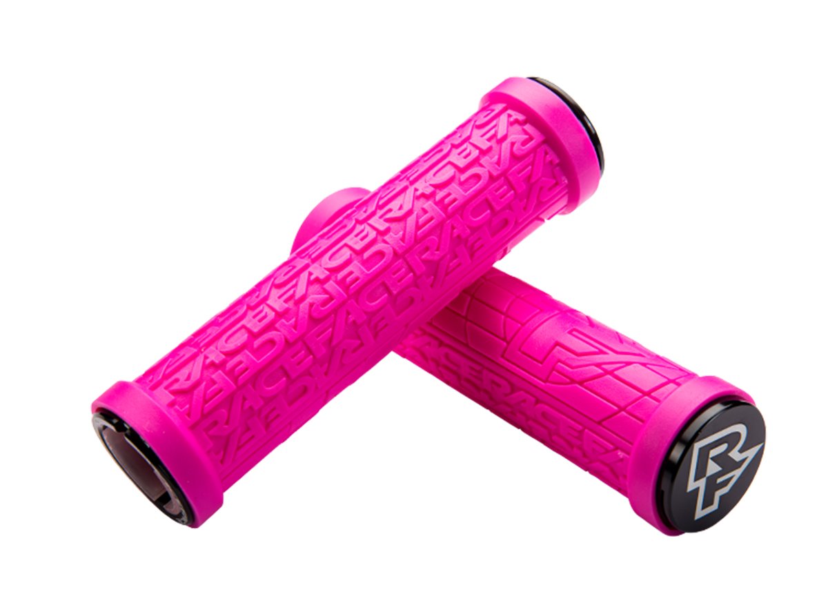 Race Face Grippler 30mm Grips - Magenta Magenta  