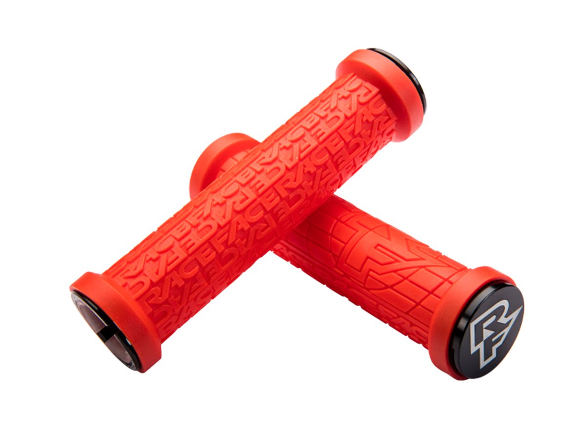 Race Face Grippler 30mm Grips - Red Red  