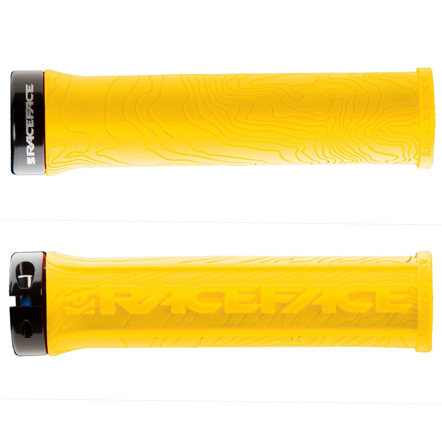 Race Face Half Nelson Lock-On Grips - Yellow Yellow  