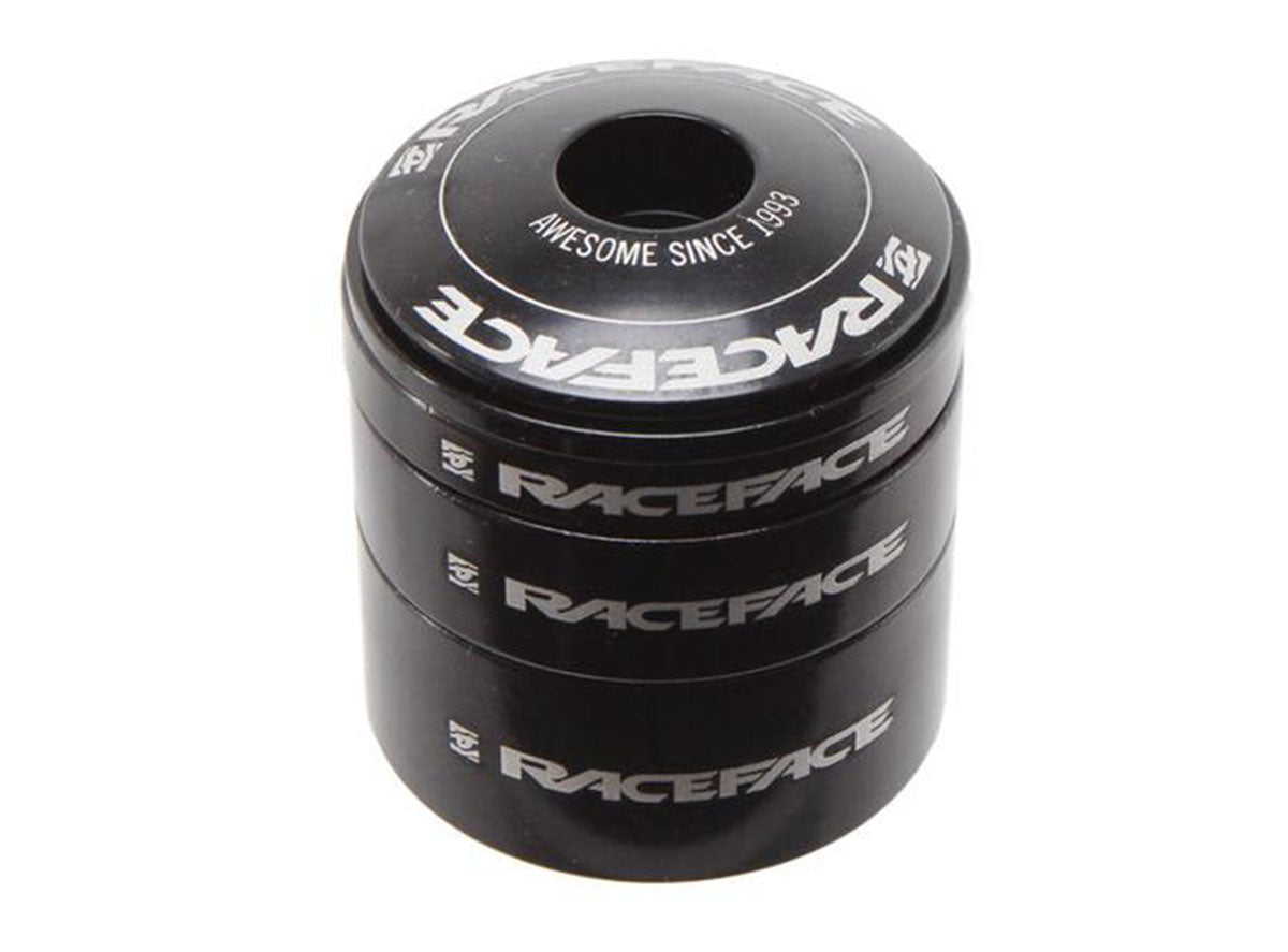 Race Face Logo Alloy Headset Spacer Kit Inc Top Cap - 1.1/8"