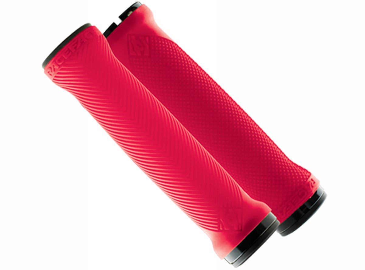 Race Face Love Handle Grips - Red Red  