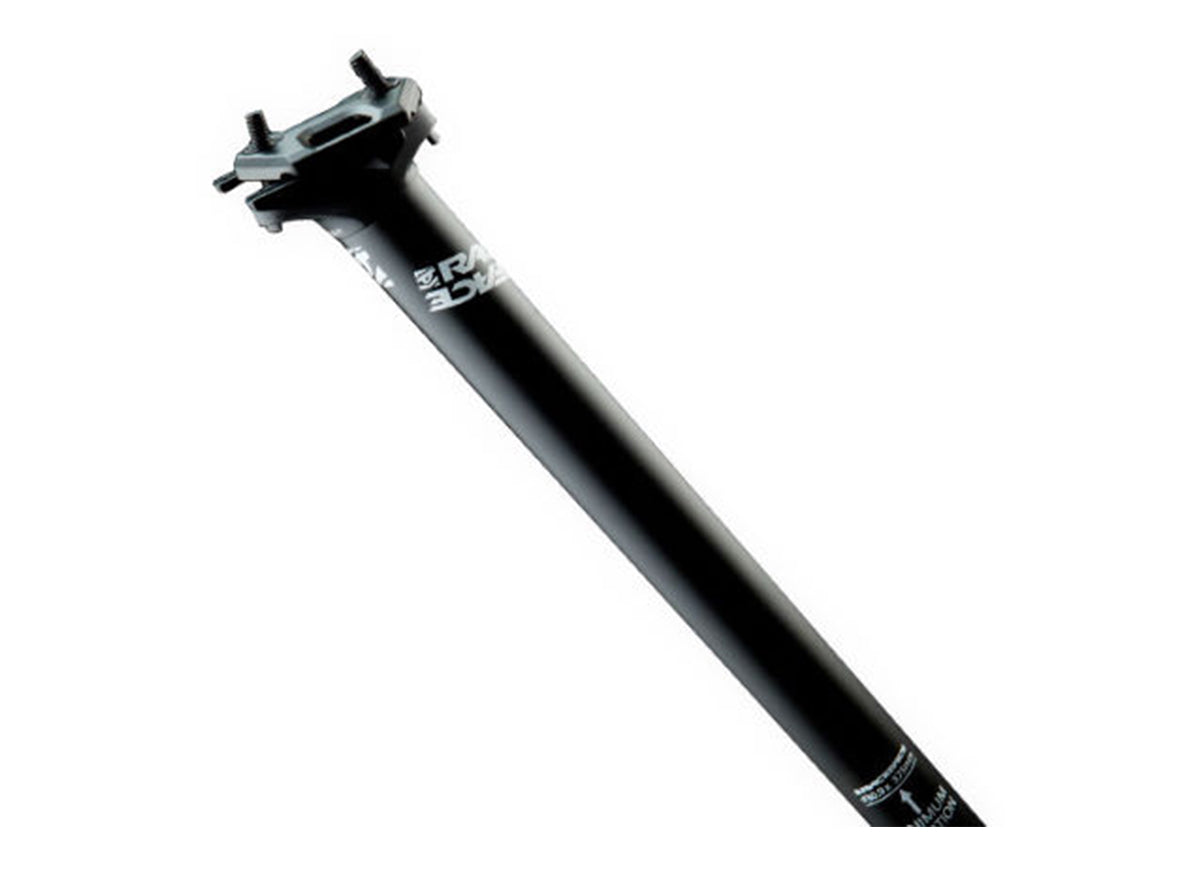 Race Face Ride XC Seatpost - Black-White Black - White 27.2mm 375mm - Aluminum
