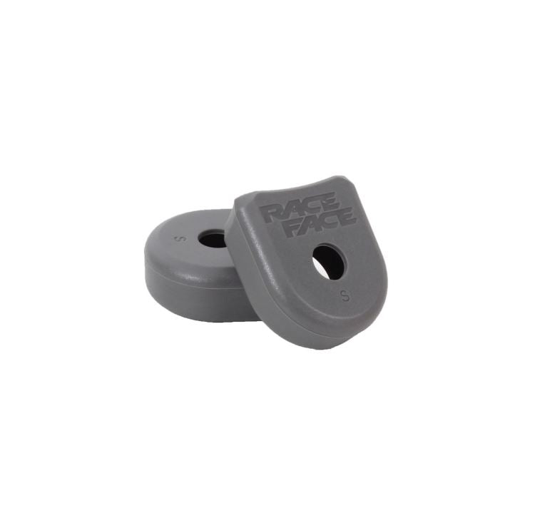 Race Face Alloy Crank Pedal Boots - Gray Gray 2 Pack 