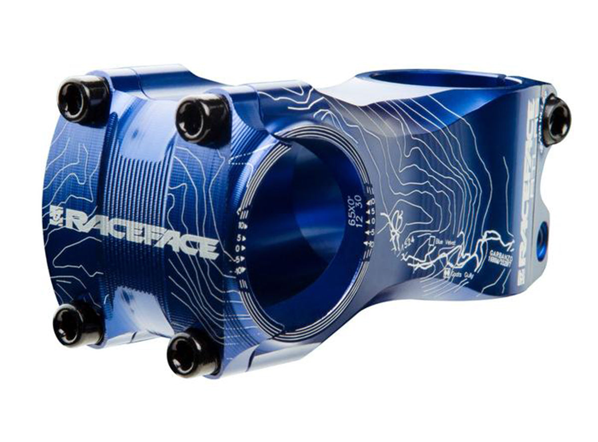 Race Face Atlas 31.8 FR/DH MTB Stem - Blue Blue 1.1/8" 50mm