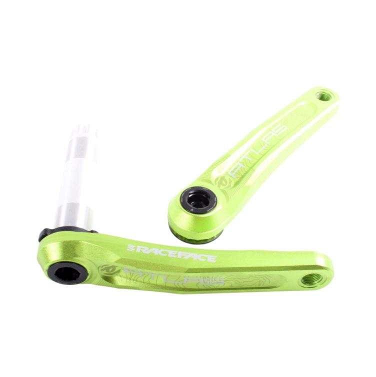 Race Face Atlas DM 83mm Crank Arms - Green Green 165mm 