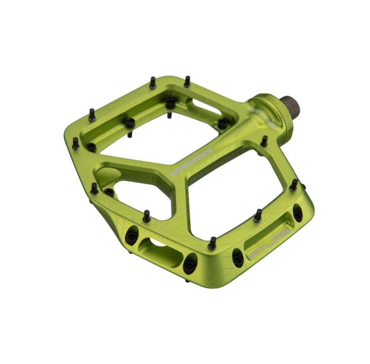 Race Face Atlas Flat Pedals - Green - 2022 Green  