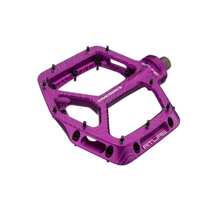 Race Face Atlas Flat Pedals - Purple - 2022 Purple  