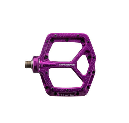 Race Face Atlas Flat Pedals - Purple - 2022