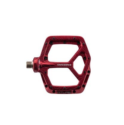 Race Face Atlas Flat Pedals - Red- 2022