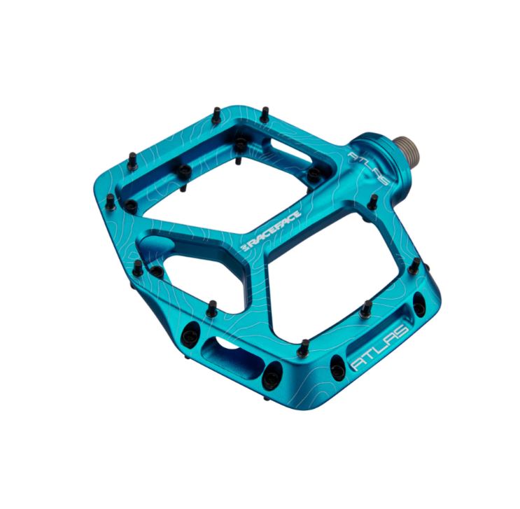 Race Face Atlas Flat Pedals - Turquoise - 2022 Turquoise  