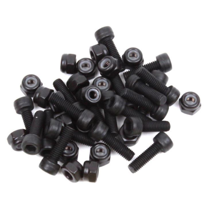 Race Face Chester Pedal Pin Kit - Black Black 20 Pins 