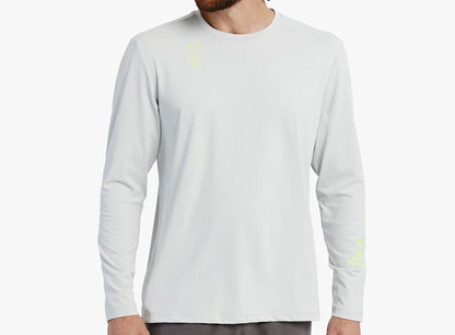 Race Face Commit Long Sleeve Tech Top - Concrete - 2022 Concrete Small 