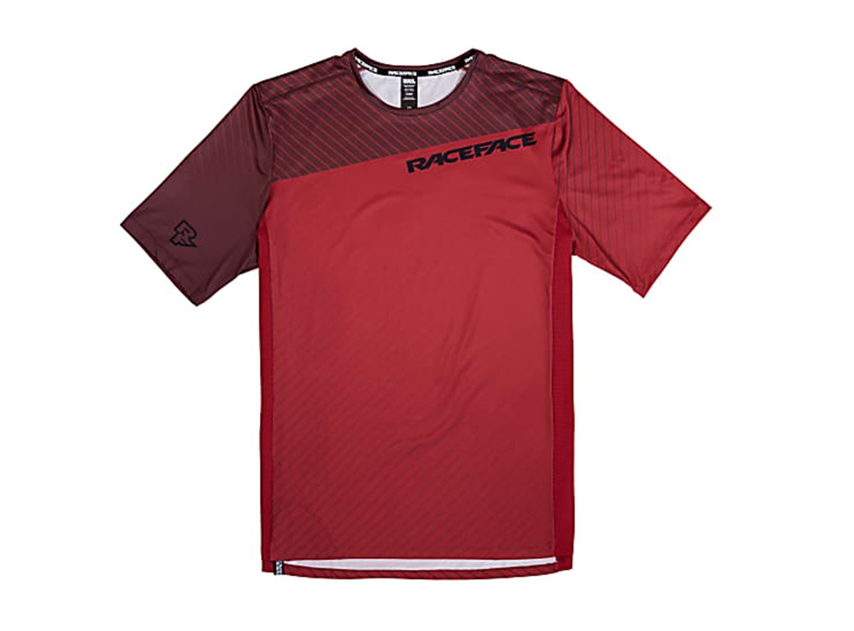 Race Face Indy Short Sleeve MTB Jersey - Dark Red - 2021 Dark Red Small 