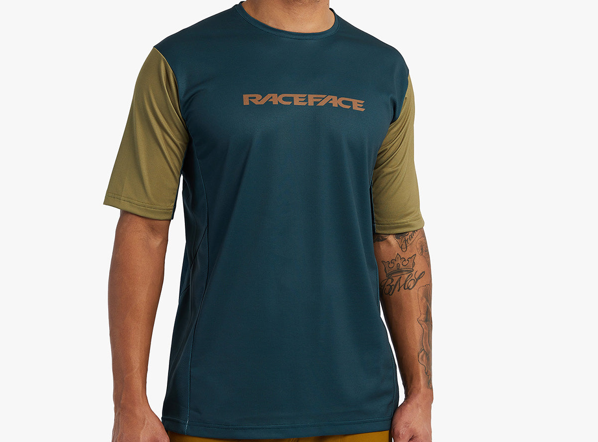 Race Face Indy Short Sleeve MTB Jersey - Pine - 2022 Pine Small 