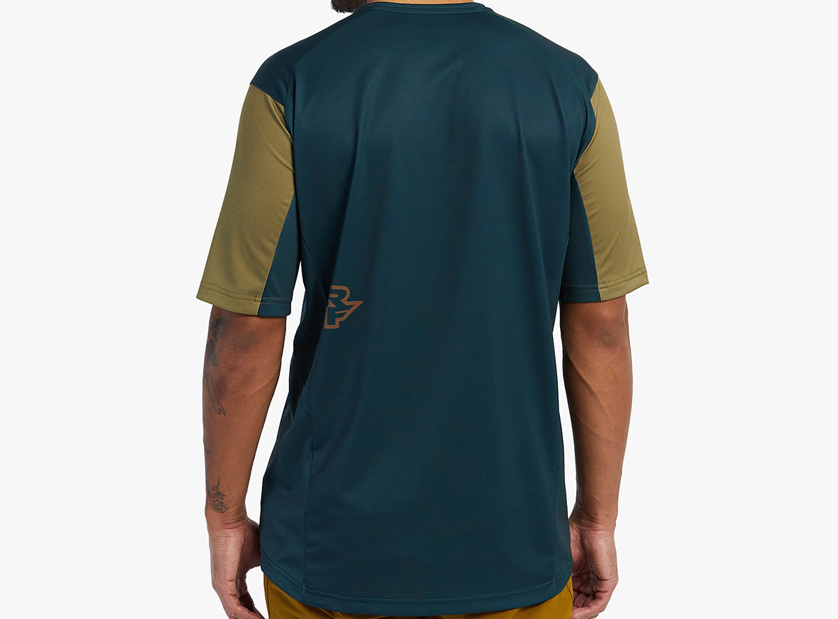 Race Face Indy Short Sleeve MTB Jersey - Pine - 2022