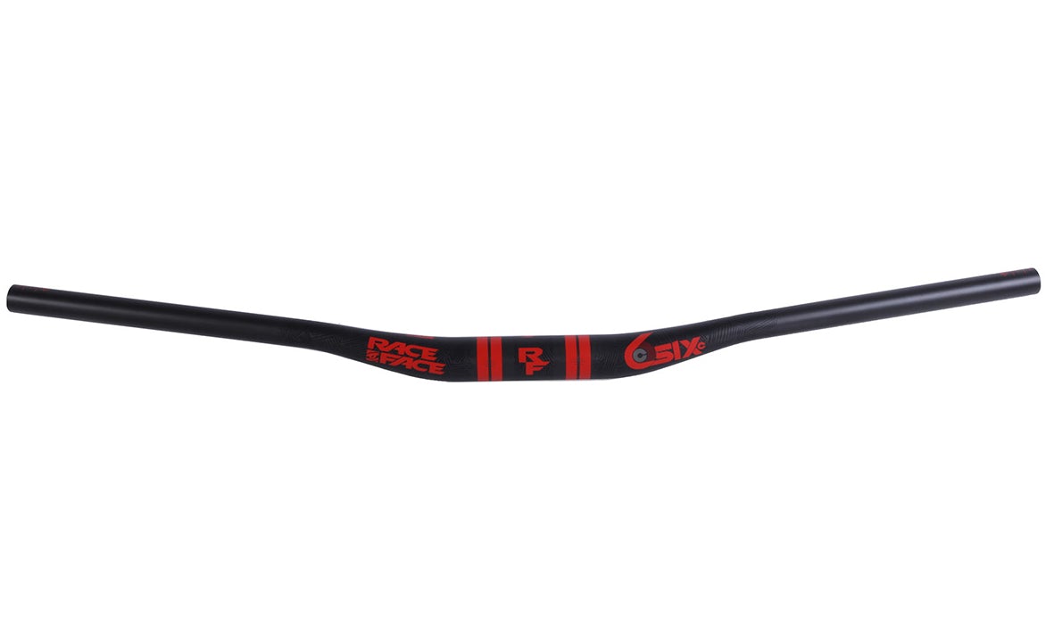 Race Face SIXC Carbon Riser Handlebar - 35mm - Red Red 800mm - 35.0mm - 20mm 