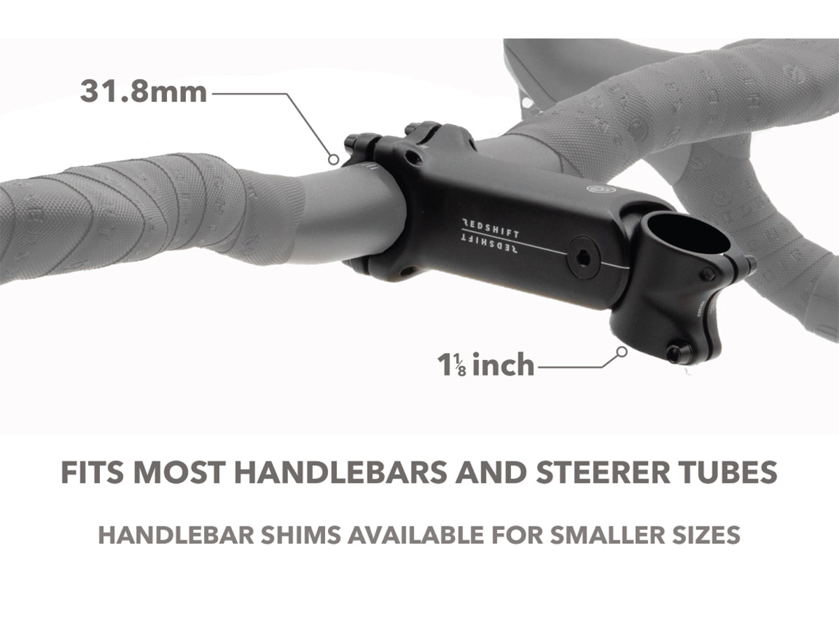 Redshift ShockStop 6deg 31.8 Road Stem - Black