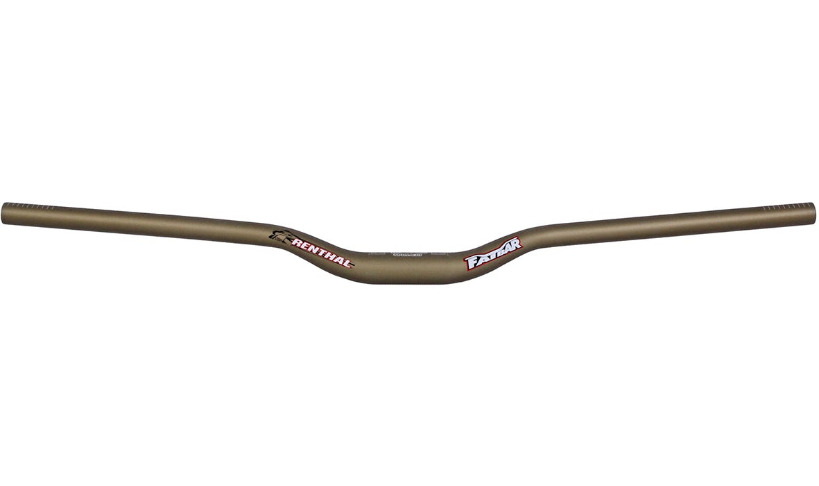 Renthal Fatbar V2 Riser Handlebar - Gold Gold 31.8mm - 800mm 20mm Rise