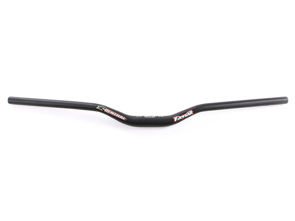 Renthal Fatbar V2 Riser Handlebar - Black Black 31.8mm - 800mm 40mm Rise