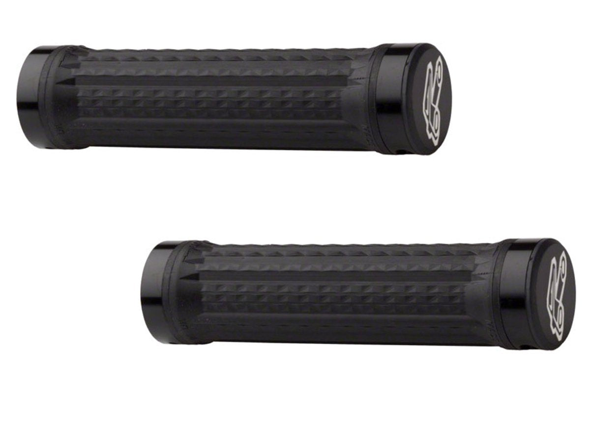 Renthal Traction Ultra Tacky Lock-On Grips - Black Black  