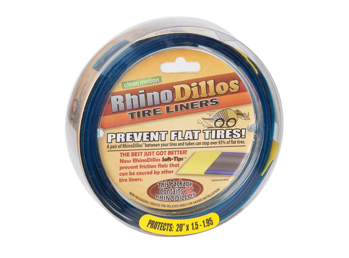 Rhinodillos Tire Liner - 20" - Yellow Yellow Pair - 20" x 1.5-1.95 