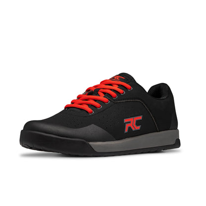 Ride Concepts Hellion Flat Pedal MTB Shoe - Black-Red - 2022