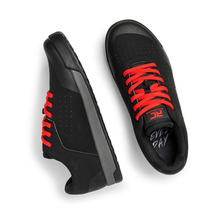 Ride Concepts Hellion Flat Pedal MTB Shoe - Black-Red - 2022