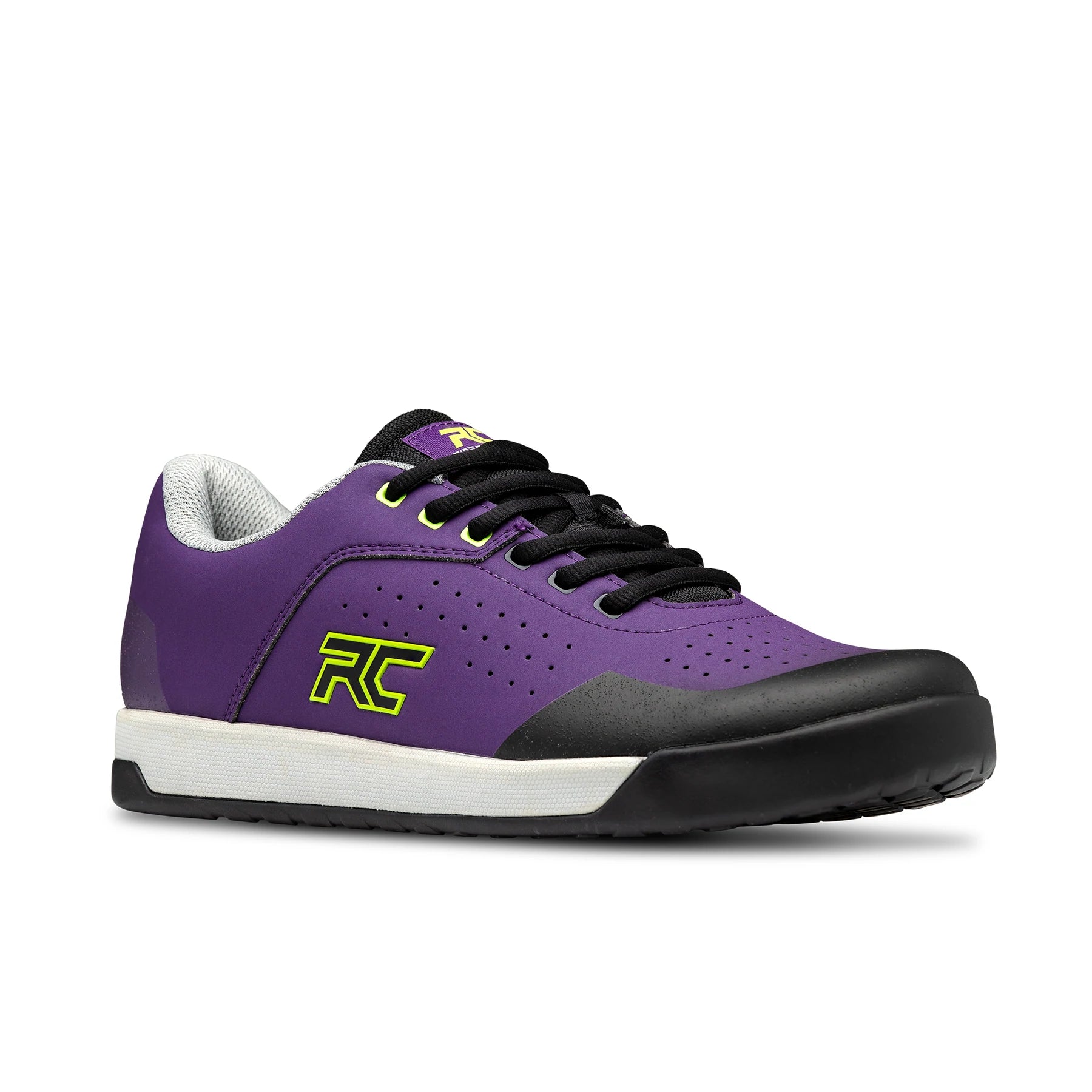 Ride Concepts Hellion Flat Pedal MTB Shoe - Purple-Lime - 2022 Purple - Lime US 7 