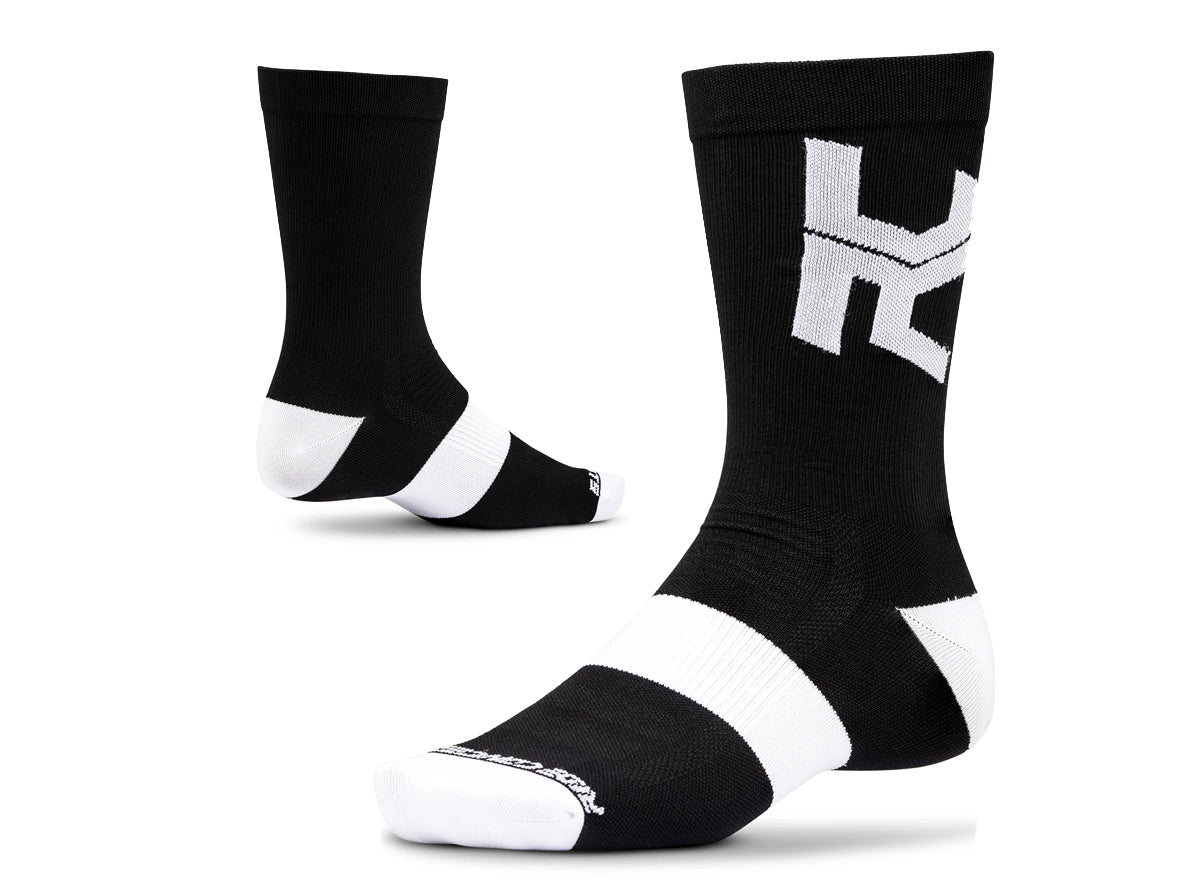 Ride Concepts Unisex Sidekick Sock - Black Black Small 