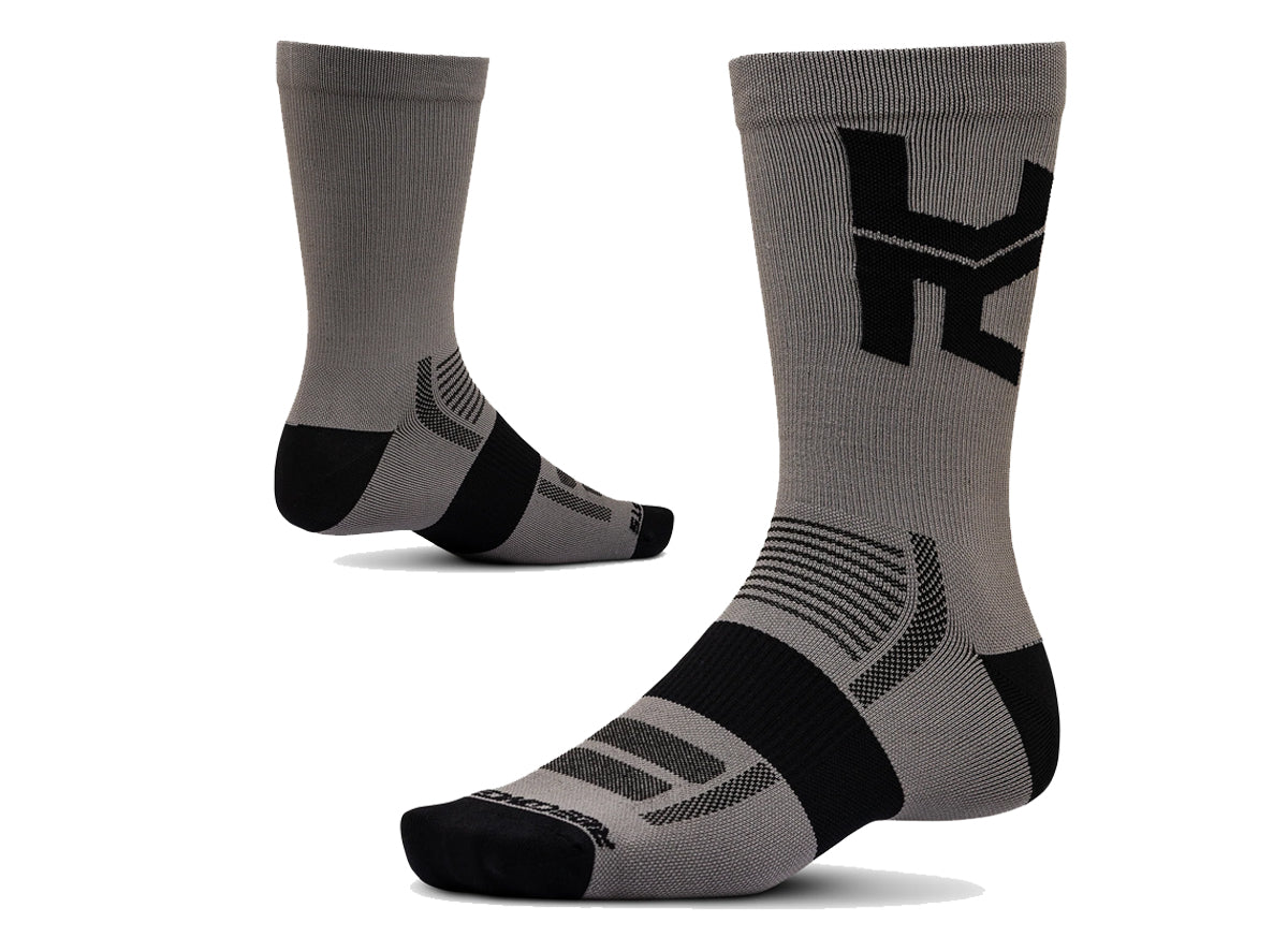 Ride Concepts Unisex Sidekick Sock - Charcoal Charcoal Small 