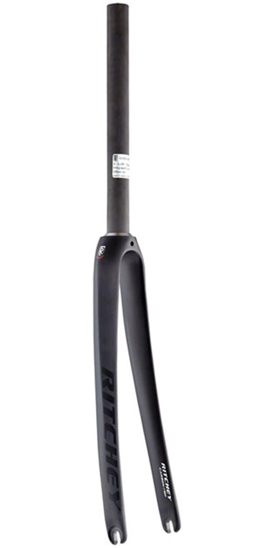 Ritchey WCS Carbon 700c Road Fork - Black Black 1.1/8" 46mm Rake