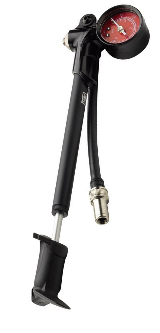 RockShox HP 300psi Shock Pump - Black Black Schrader 