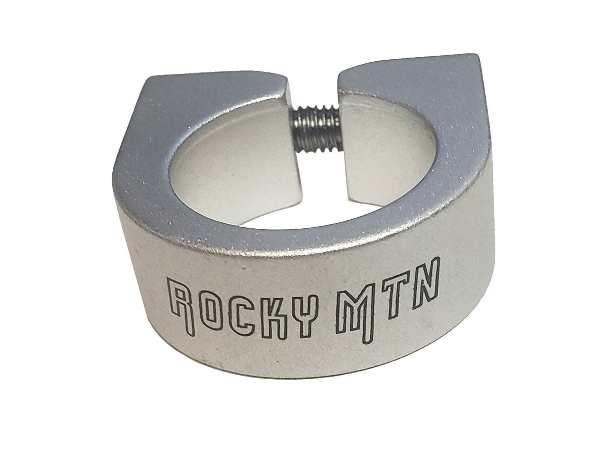 Rocky Mountain Seat Collar - 30mm - Silver Silver  