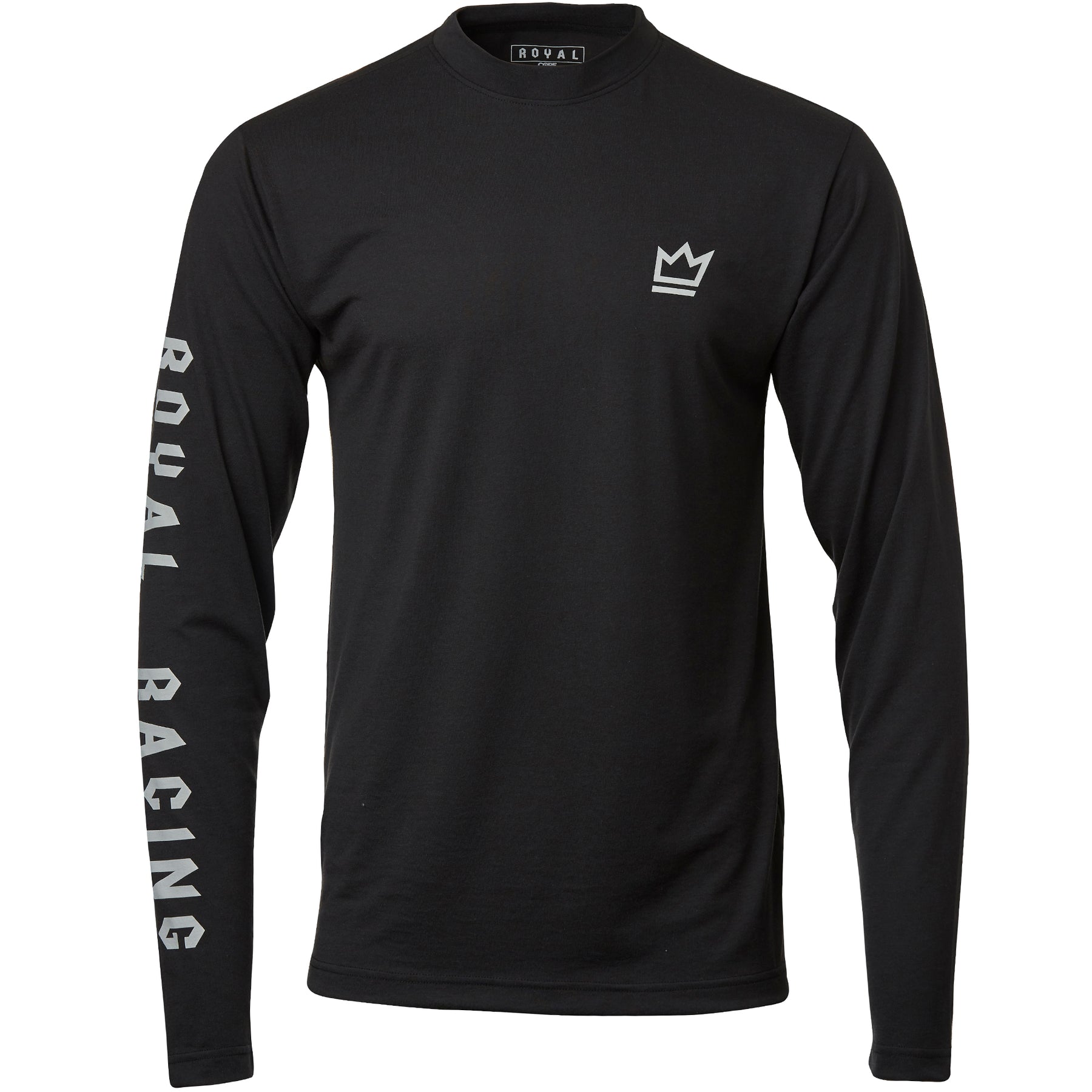 Royal Core Long Sleeve MTB Jersey - Racing - Black Heather - 2022 Black X-Small 