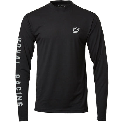 Royal Core Long Sleeve MTB Jersey - Racing - Black Heather - 2022 Black X-Small 