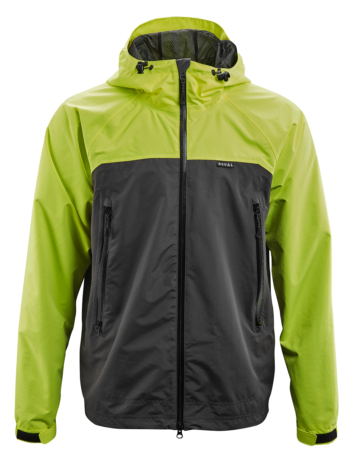 Royal Matrix Jacket - Flo Yellow-Charcoal – Cambria Bike