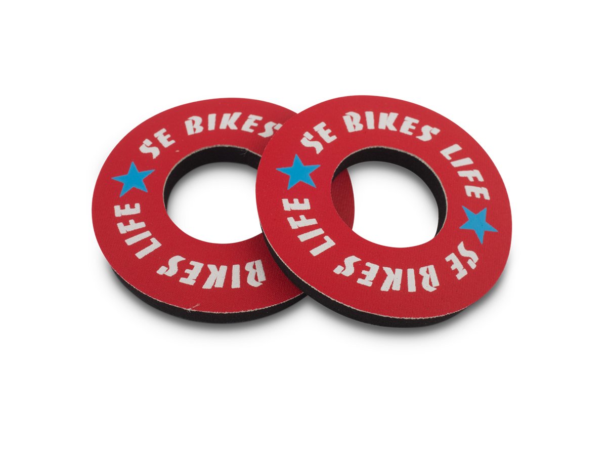 SE Bikes Life Grip Donuts - Red Red  