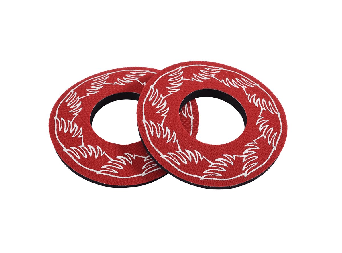 SE Bikes Wing Grip Donuts - Red Red  