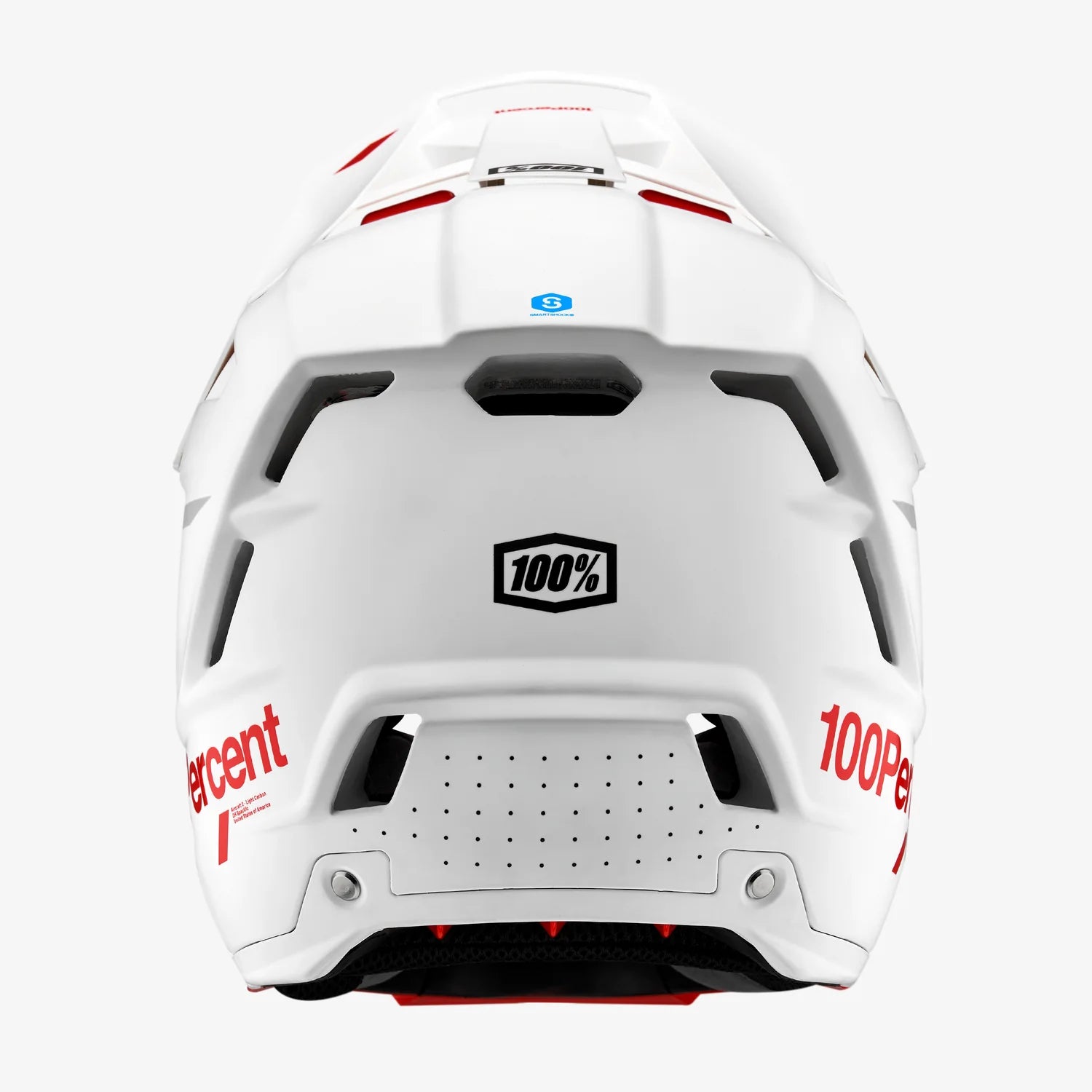 100 fullface helm aircraft 100% Aircraft 2 Full Face Helmet - Red-White