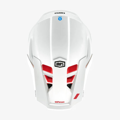 100% Aircraft 2 Full Face Helmet - Red-White - 2021