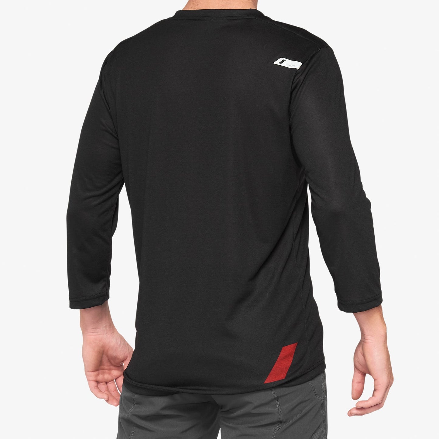 100% Airmatic 3/4 Sleeve MTB Jersey - Black-Red - 2022
