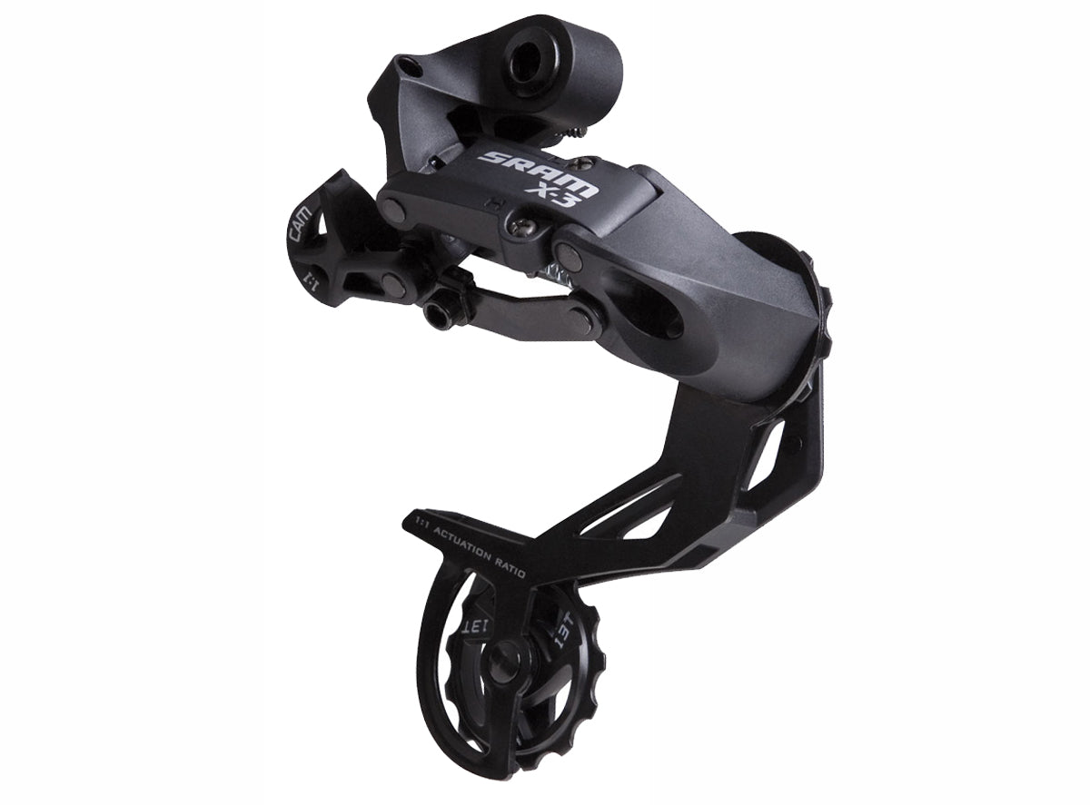 SRAM X3 7/8/9 Spd MTB Rear Derailleur Black Long Cage 