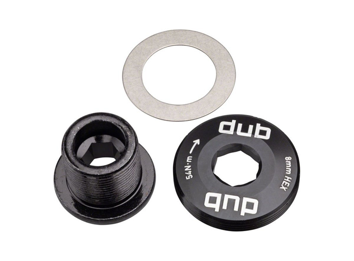 SRAM DUB Self-Extracting Steel Crank Arm Bolt Kit - M18/M30 - Black Black  