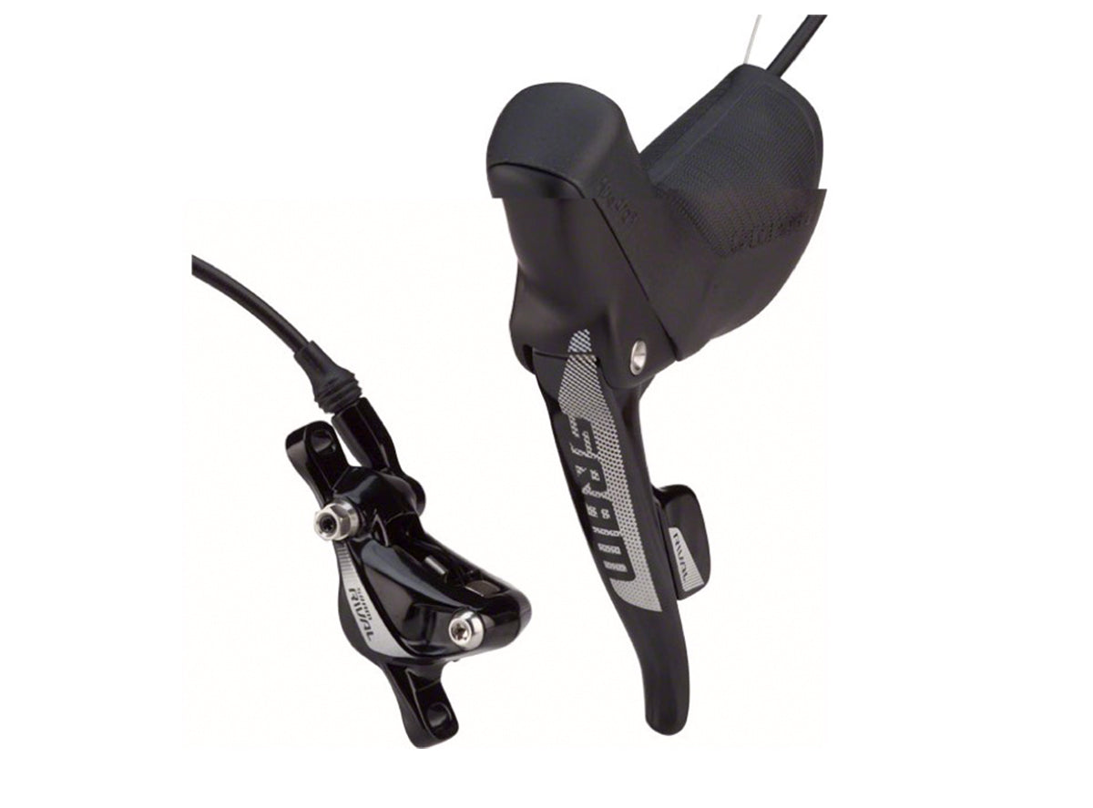 SRAM Rival 22 Hydraulic Disc Brake/DoubleTap Lever - Black Black Right Hand - Rear - No Adaptor/Rotor 