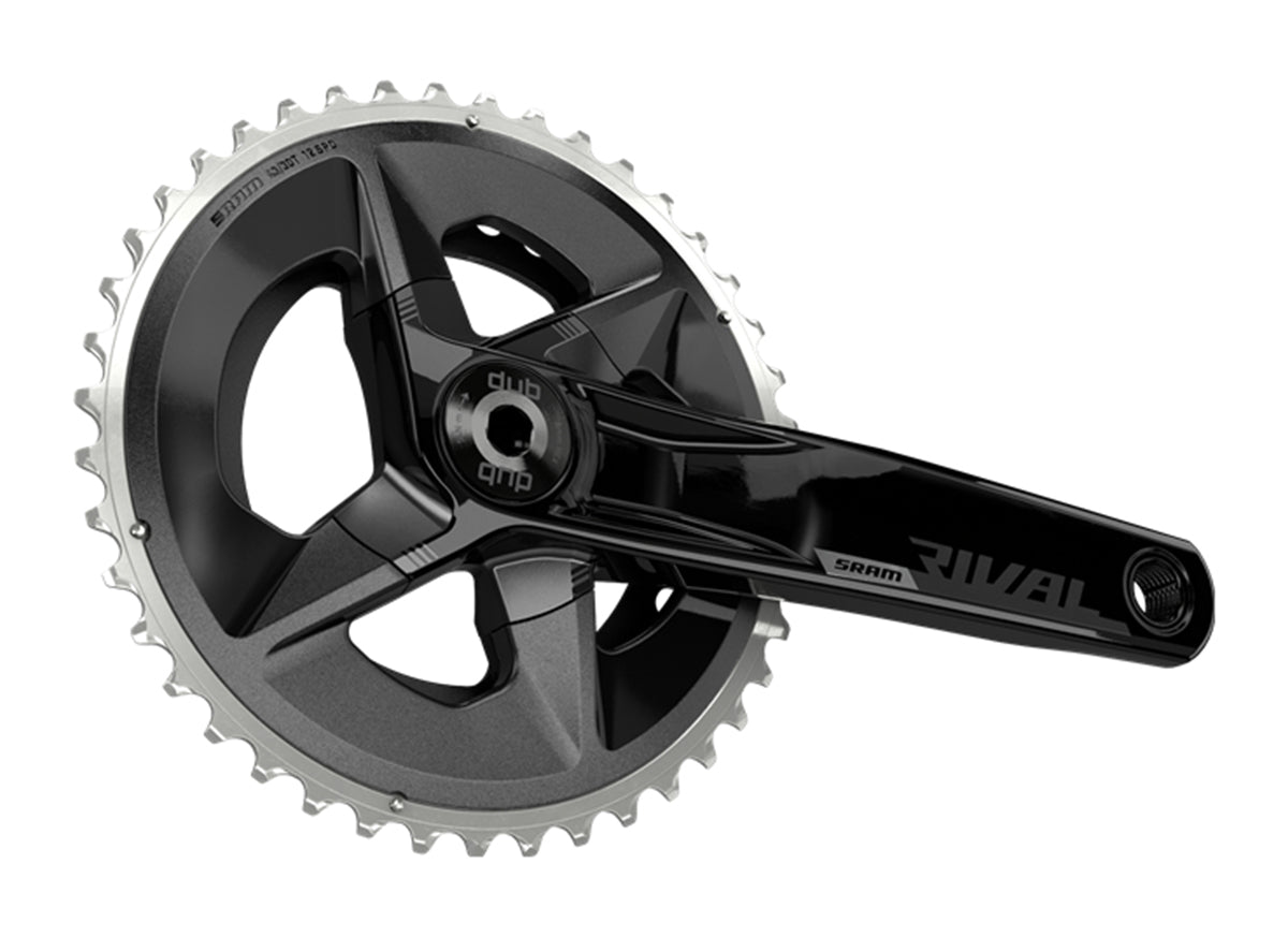 SRAM Rival AXS Wide 12 Spd Road Crankset - Black