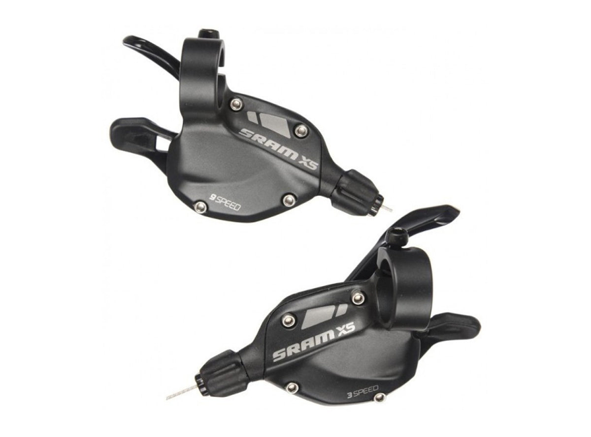 SRAM X5 3x9 Spd Trigger Shifter Set Black Pair 