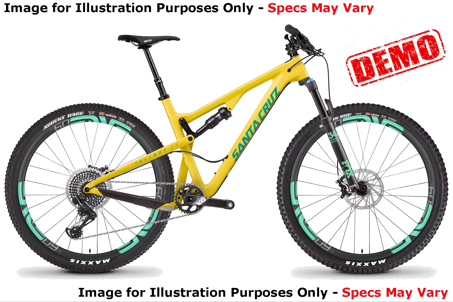 Santa Cruz Tallboy 29 CC X01 ENVE Kit Yellow 2X Large Demo 1